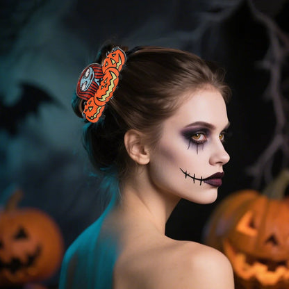 Muweordy Horror Series Hair Claw | Halloween Clown Crab Hair Clip for Women