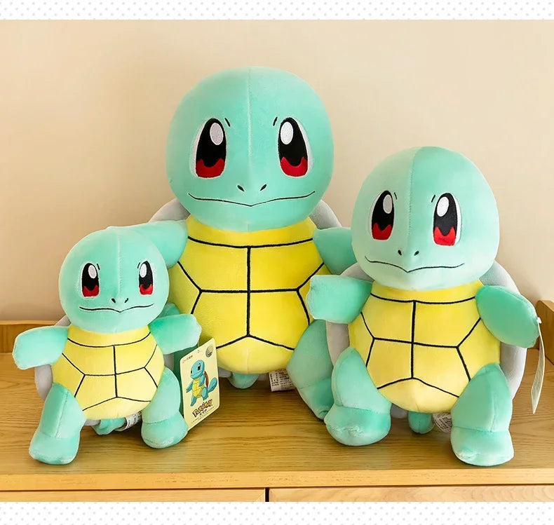 45cm Squirtle Plush Doll – Large Kawaii Pokémon Stuffed Turtle Pillow, Cute Christmas Gift Toy for Boys & Girls