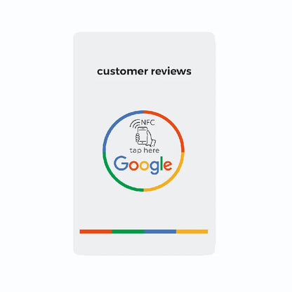 Universal NFC Google Review Cards – Instagram & Facebook Tap-to-URL Social Business Cards for Android & iPhone