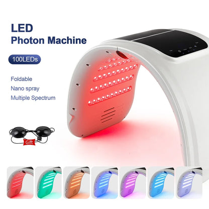 Professional 7-Color PDT LED Mask – Red Light Therapy Facial Device for Skin Rejuvenation, Face Lift & Anti-Wrinkle Treatment
