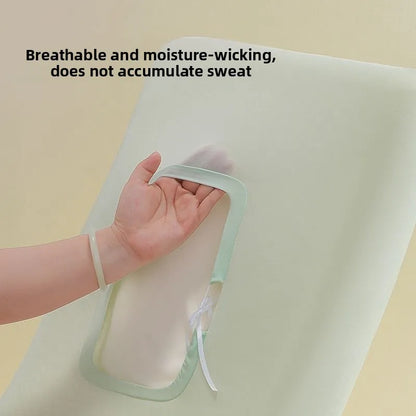 Universal Ice Silk Stretch Pillowcase - Cooling Elastic Cover for Memory Foam Pillows