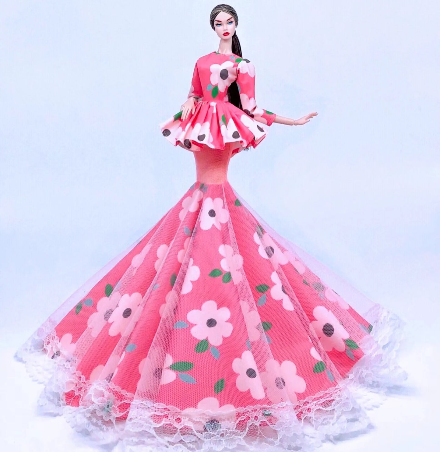 Barbie Doll Wedding Dress – Elegant Outfit for 11.5" & 12" Dolls