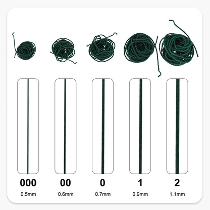 Dental Disposable Gingival Retraction Cord – Knitted Cotton Gum Line, Size 0/00/000 for Denspay