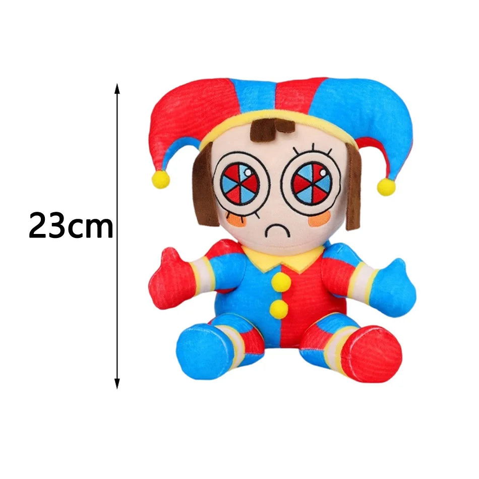 The Amazing Digital Circus Pomni Plush Doll – Soft Anime Clown Toy for Kids Christmas Gift