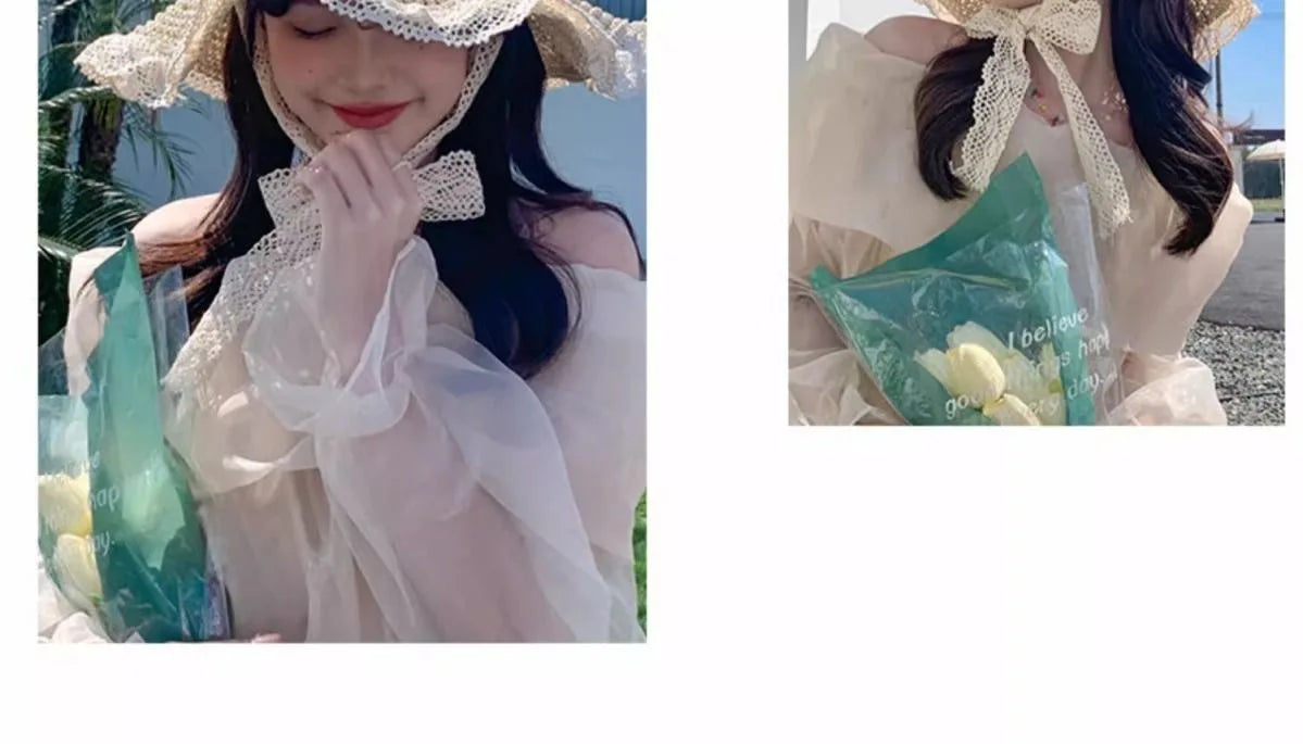 Women’s Wide Brim Sun Hat – Large Foldable Summer Straw Hat with UV Protection for Beach & Outdoor Use