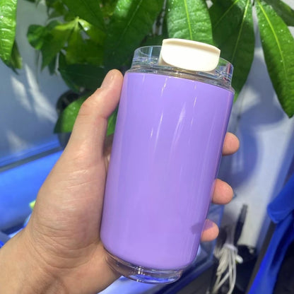 Vacuum Insulated 240ml Car Travel Coffee Cup – Double Wall Thermos Bottle for Hot & Cold Temperature Retention