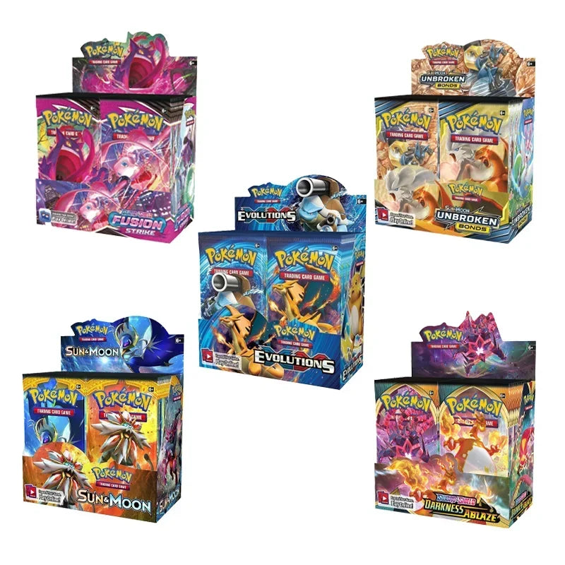 360PCS Pokémon Trading Card Game Booster Set – Prismatic Evolutions Scarlet & Violet English Battle Cards Collection Gift Pack