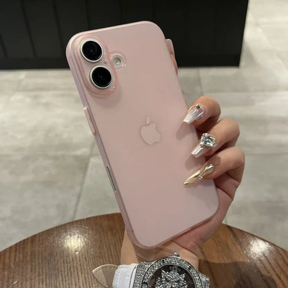 Ultra-Thin PP iPhone Case - Slim Matte Clear Shockproof Cover for iPhone 11–18, Plus & Pro Max Models