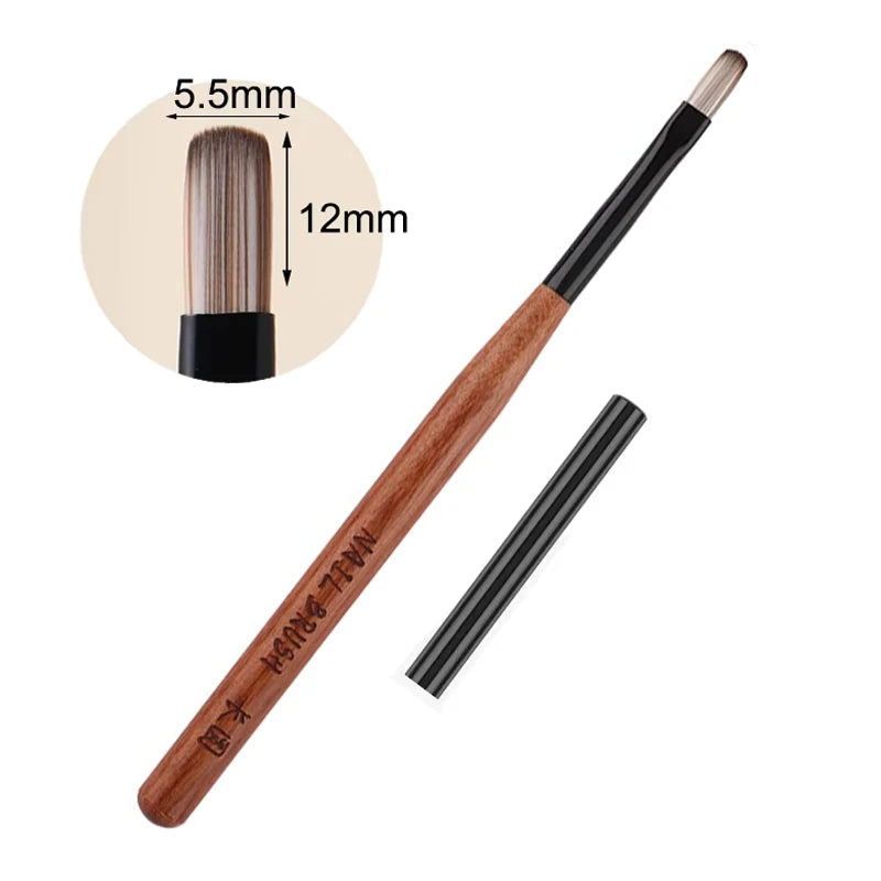 Nail Glue Phototherapy Pen & UV Gel Brush - Professional Acrylic Nail Art Brushes for Painting & Drawing, Manicure Tools