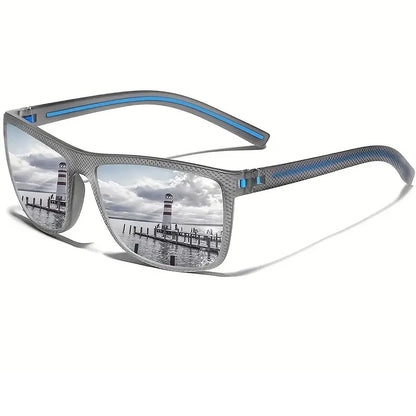 Square Polarized Sunglasses – Lightweight UV Protection Sun Glasses for Men & Women