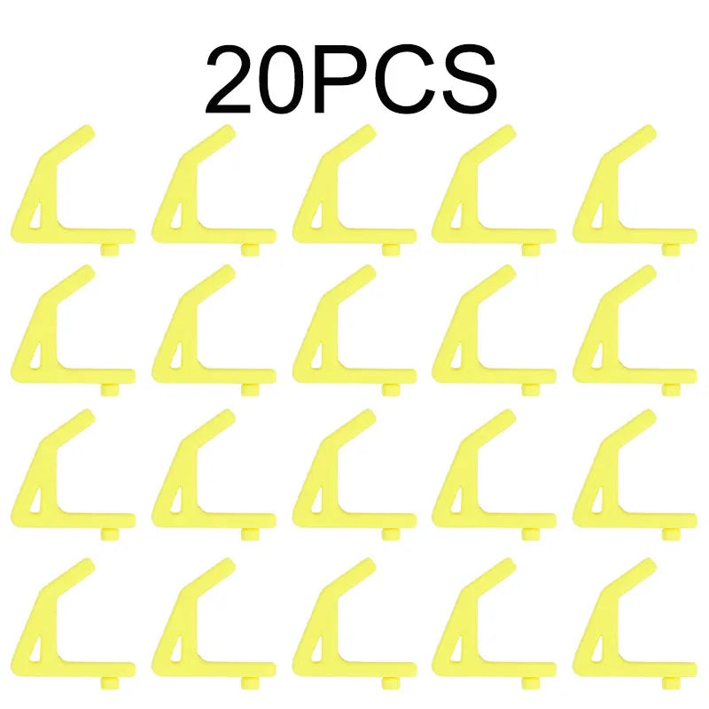Universal Shelf Hooks - 10.3mm Hole Spacing Storage & Garage Shelving Support Hooks 5-20PCS