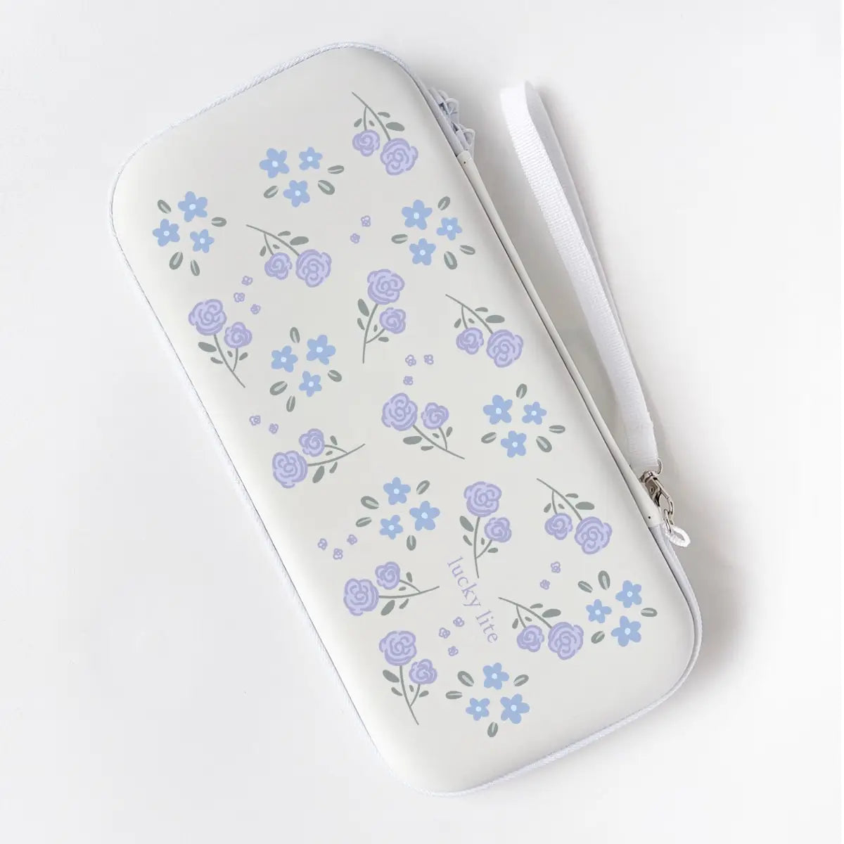 Blossom Guard: Lucky Flower Protective Storage Bag for Nintendo Switch Lite - Portable Carrying Case with Console Cover & Protector