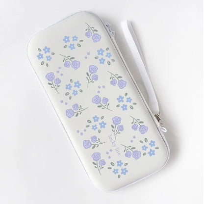 Blossom Guard: Lucky Flower Protective Storage Bag for Nintendo Switch Lite - Portable Carrying Case with Console Cover & Protector