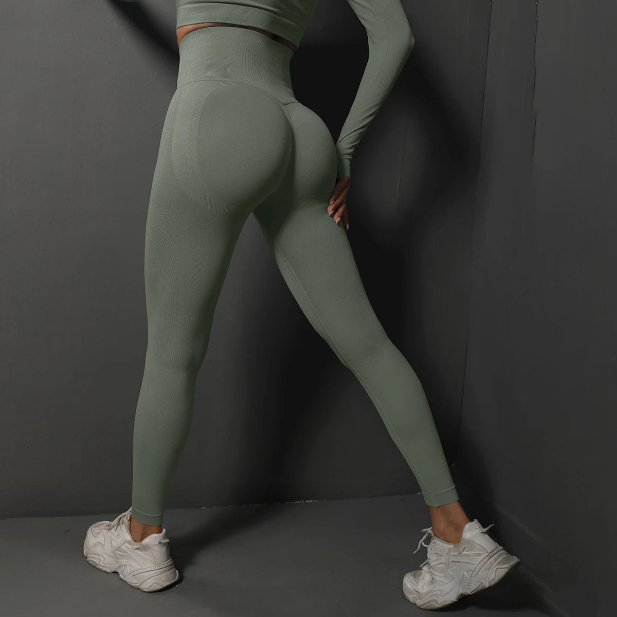 Women’s Seamless Gym Leggings – High-Waist Booty-Lifting Yoga & Fitness Pants, Sexy Sportswear