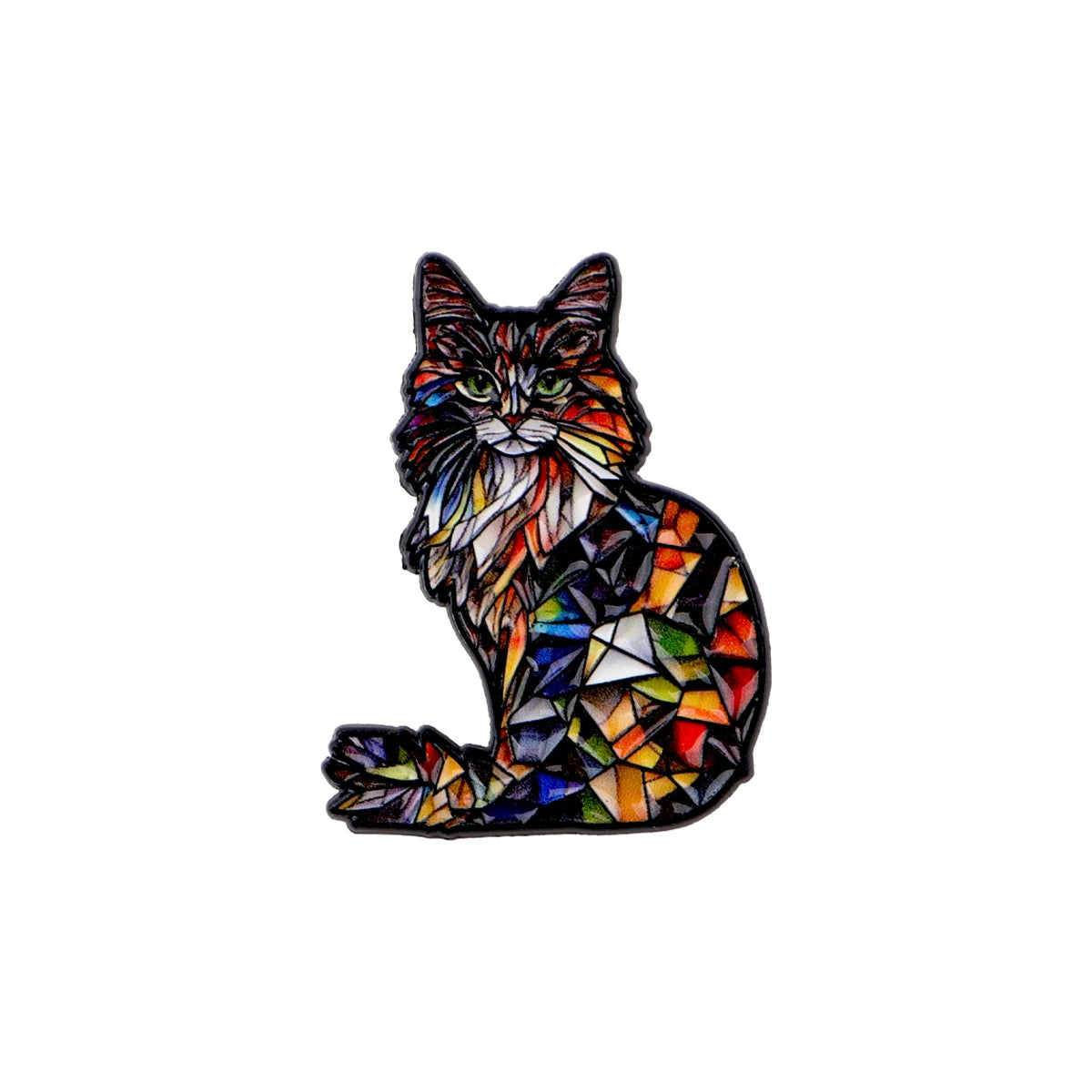 Cool Wolf Enamel Lapel Pin – Forest Animal Badge for Hats, Clothes & Backpacks, Decorative Jewelry Accessories Gift for Friends