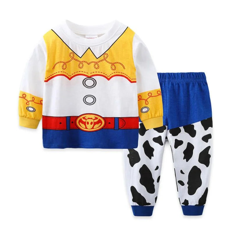 Kids Cartoon Pajama Set - Soft Anime Sleepwear & Comfortable Loungewear for Boys & Girls Ages 2–7