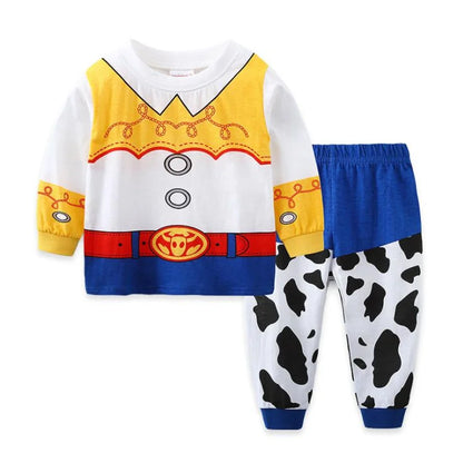 Kids Cartoon Pajama Set - Soft Anime Sleepwear & Comfortable Loungewear for Boys & Girls Ages 2–7