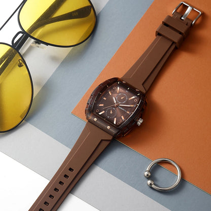 Casual College-Style Versatile Watch – Simple Artistic Design Fashion Wristwatch for Everyday Wear