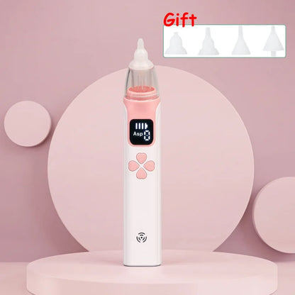 3-in-1 Rechargeable Nasal Aspirator - Portable Electric Nose Cleaner for Babies and Children