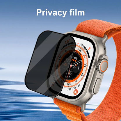 2pcs Privacy Tempered Glass Screen Protector for Apple Watch Ultra 49mm – HD Anti-Spy Film for Ultra 1/2