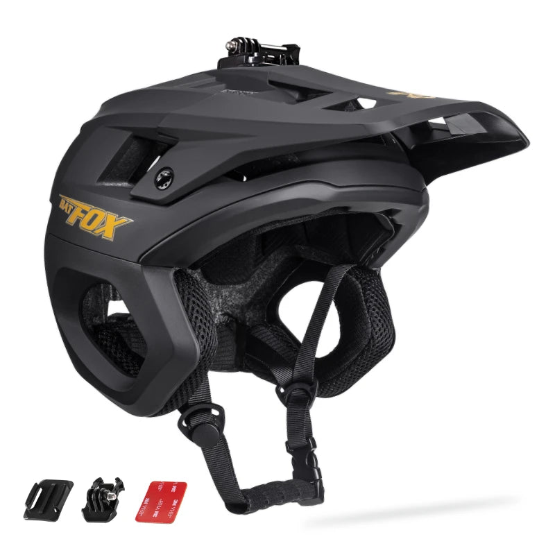 BATFOX 3/4 Cycling Helmet – Off-Road MTB Road Bike Helmet for Men & Women, Three-Quarters Protective Safety Gear for Outdoor Sports Riding