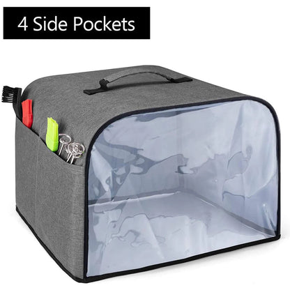 Air Fryer Hood Cover for Ninja Foodi Grill – Durable Waterproof Kitchen Dust Cap with Storage Pockets