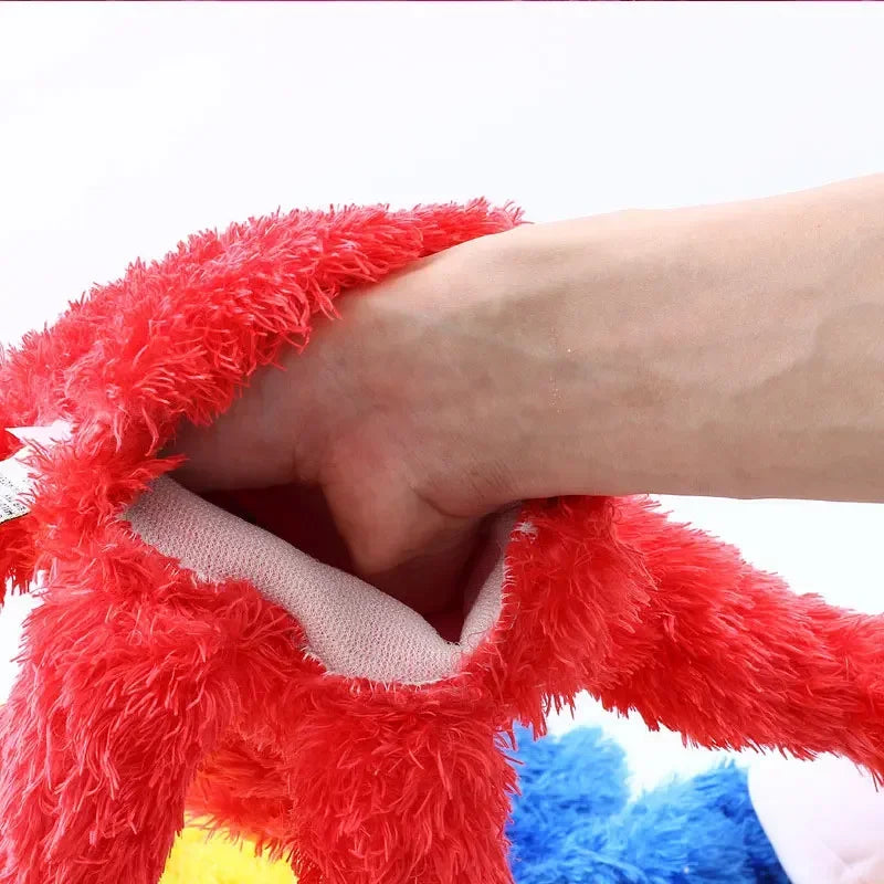 Sesame Street Elmo Hand Puppet - Large Soft Plush Cartoon Toy for Kids, Birthday & New Year Gifts