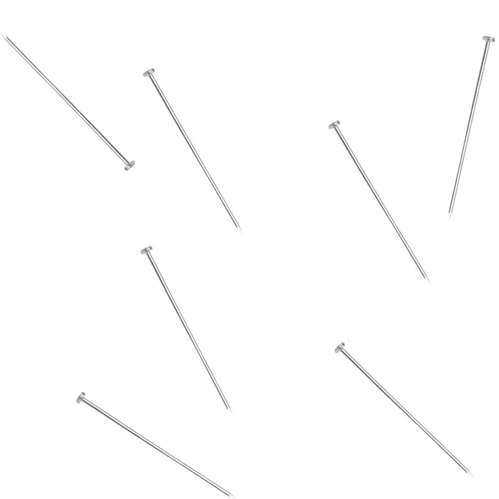 1000PCS Stainless Steel Sewing Pins – 26/35mm Straight Dressmaker Pins with Fine Satin Head for Sewing, Dressmaking & Jewelry Making