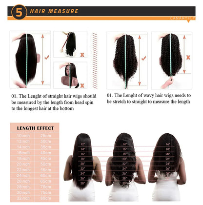 36-38 Inch HD Transparent Lace Front Wig – 13x6 & 5x5 Glueless Bone Straight Human Hair, 200 Density