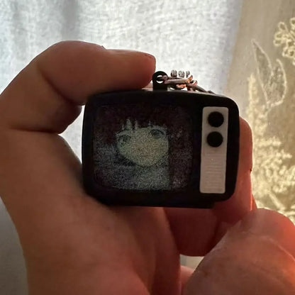 Mini TV Keychain Pendant - Anime Cosplay Bag Charm & Fan Gift Accessory