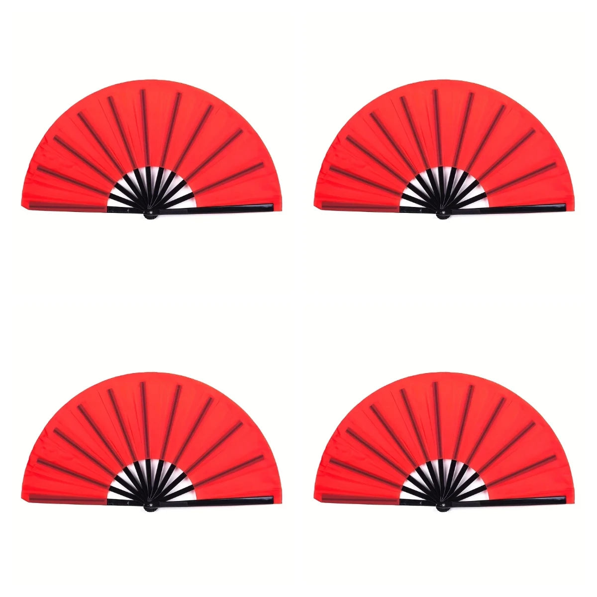 1 Kung Fu Fan – Square Chinese Symphony Fan for Fitness, Dance, Tai Chi & Martial Arts Practice