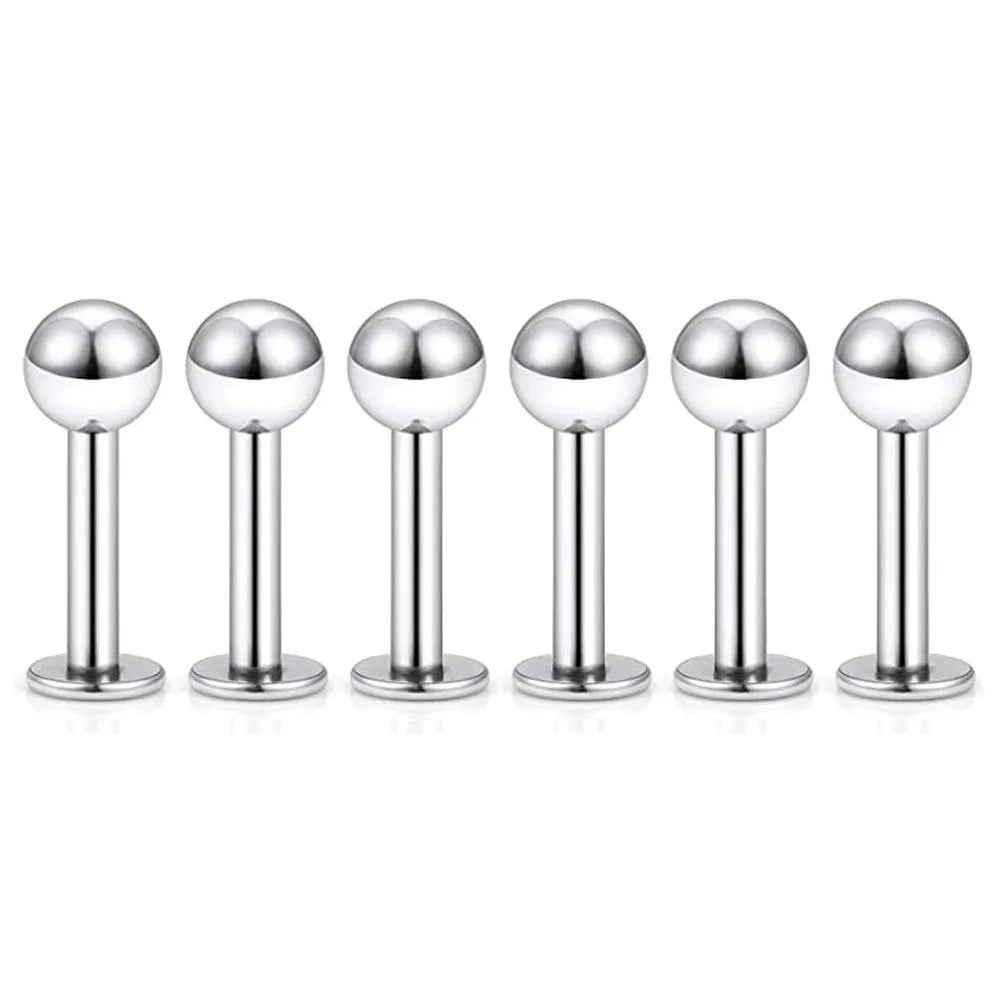 Stainless Steel Body Piercing Kit – Belly Button & Septum Piercing Set, Professional Piercing Tools for Personal and Salon Use