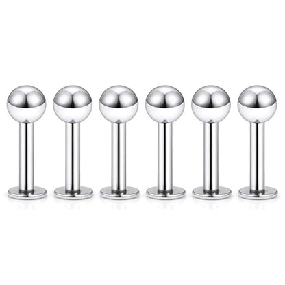 Stainless Steel Body Piercing Kit – Belly Button & Septum Piercing Set, Professional Piercing Tools for Personal and Salon Use