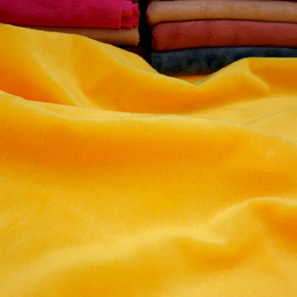 160CM/63" Wide Minky Plush Fabric – Super Soft Flannel Fabric for DIY Dolls, Toys, and Crafts, Sold by the Meter