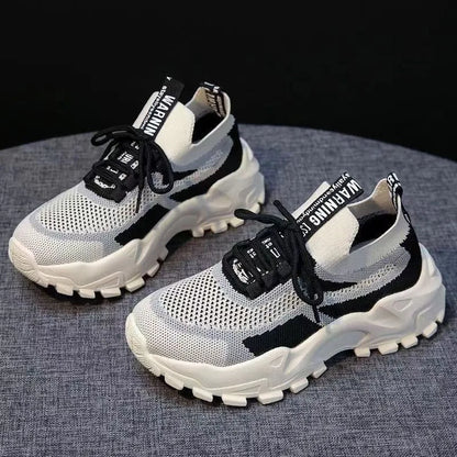 2024 Women's All-Match Mesh Casual Shoes – Breathable, Soft Bottom Sneakers for Spring & Autumn