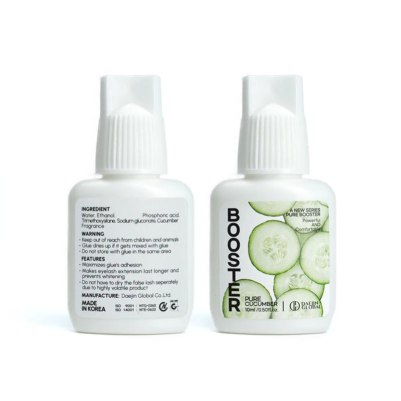 Original Booster Eyelash Glue – Super Bonder Quick-Dry Professional Lash Extension Glue with Aloe, Coconut & Cucumber