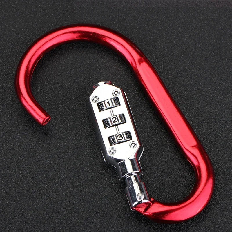 3 Digit Combination Code Lock: Padlock for Luggage, Backpack, Handbag, Suitcase - Outdoor Firm and Durable Security