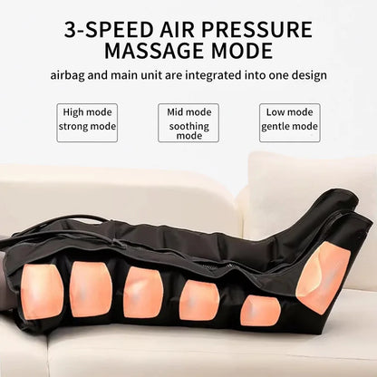 JinKairui Electric Leg Massager - Extended Thigh, Calf & Foot Relaxation with Remote Control