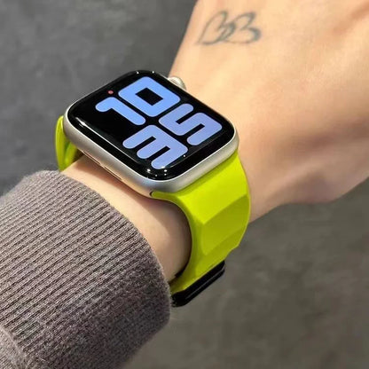 Silicone Strap for Apple Watch – Compatible with Ultra 2, Series 9, 8, 7 (49mm), Sport Bracelet for iWatch 6, 5, 4, SE (44mm, 42mm) – Soft and Durable Band