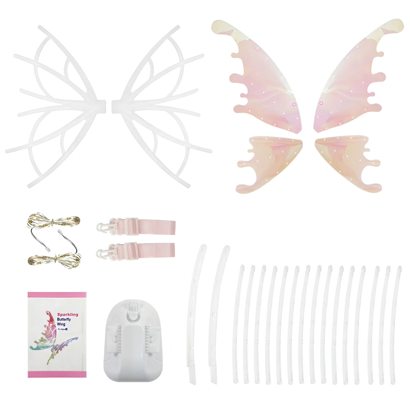 Luminous Electric Butterfly Wings – Music Fairy & Angel Costume Props Gift