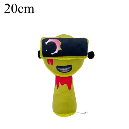Sprunki Plush Toys – Cute Horror Game Cartoon Soft Stuffed Pillow Dolls for Kids, Birthday & Christmas Gift