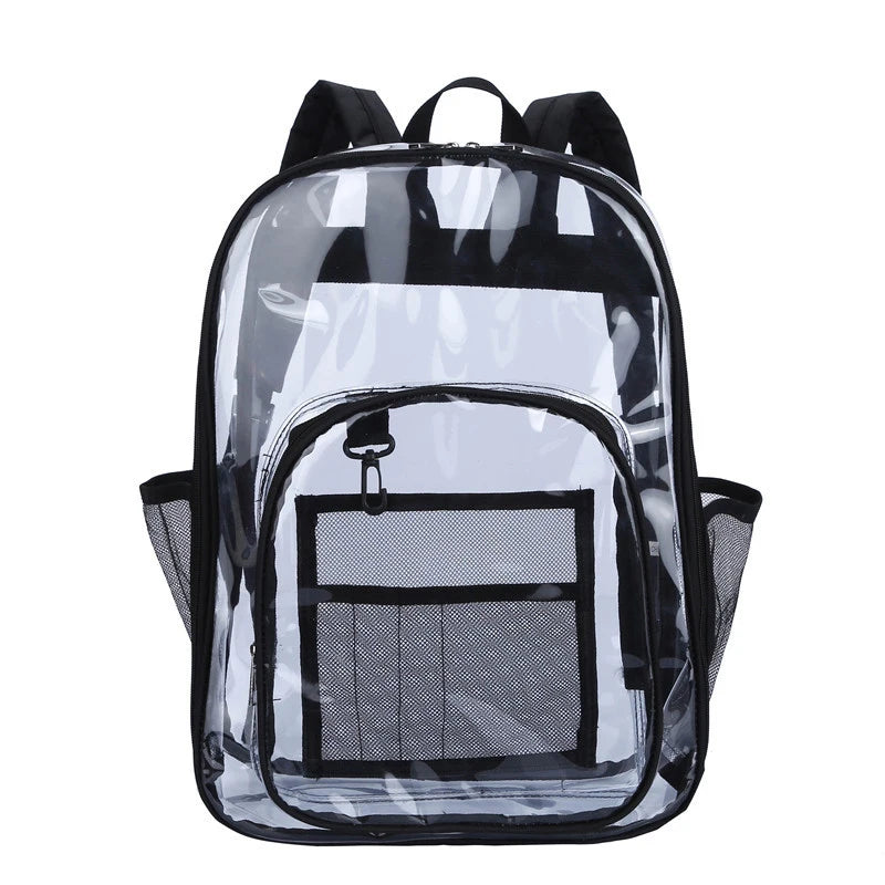 Transparent Shoulder Backpack | Unisex Large Capacity Waterproof Multifunctional Bag for Men & Women