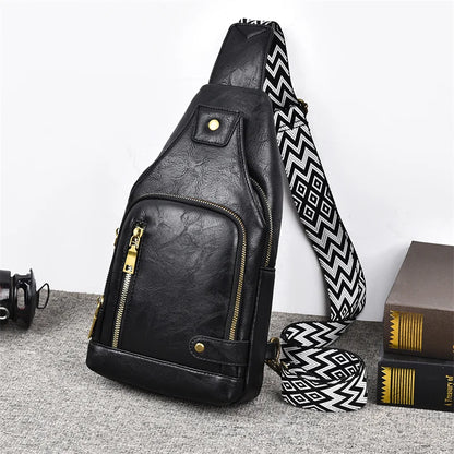 Waterproof Summer Crossbody Chest Bag for Couples – Unisex Small & Breathable Backpack
