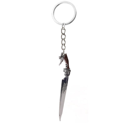 Final Fantasy Sword Pendant Keychain – Mini Remastered Game Key Ring for Car, Backpack & Cosplay Jewelry Accessories Gift