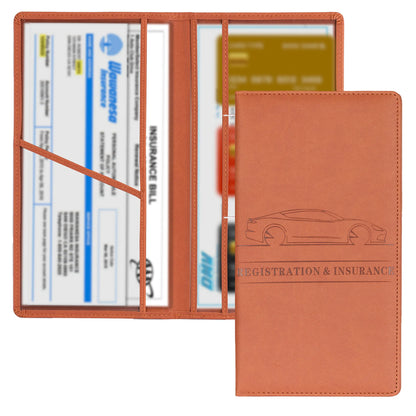 Car Registration & Insurance Holder – Vehicle Glove Box Organizer for Auto & Truck