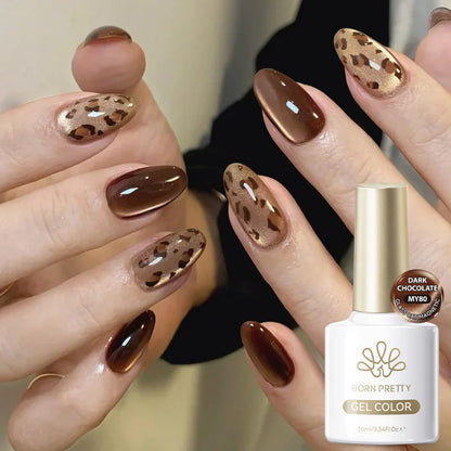 BORN PRETTY Cat Magnetic Gel Nail Polish 117 Colors 10ml Full Coverage Semi-Permanent Soak-Off Nail Varnish for Salon Manicure Glitter Cat Eye Nails