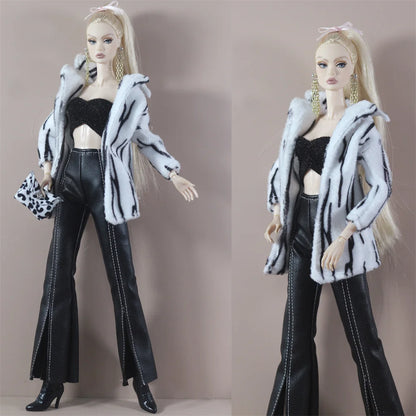 Handmade BABI Doll Clothes — Overcoat Outfit for 11.5-inch / 30cm BJD Dolls, Multiple Styles Gift for Doll Accessories