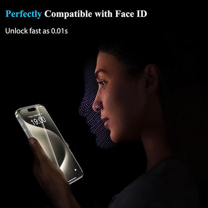 iPhone Tempered Glass Screen Protector - 4 Pack Protective Film for iPhone 7 8 X XR XS 11 12 13 14 15 16 Pro Max