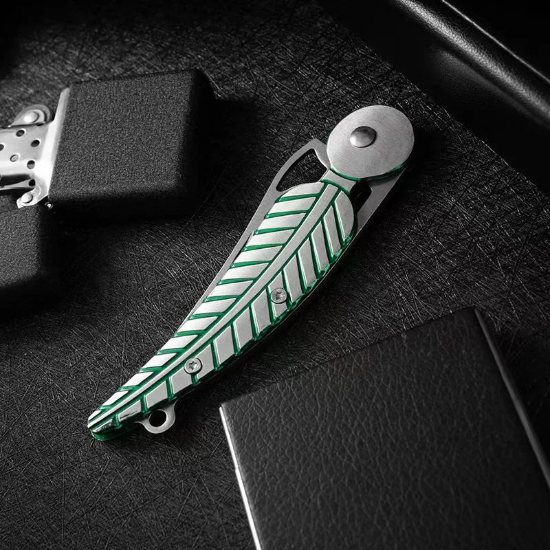 Leaf Folding Knife - Compact Stainless Steel EDC Pocket & Portable Utility Knife