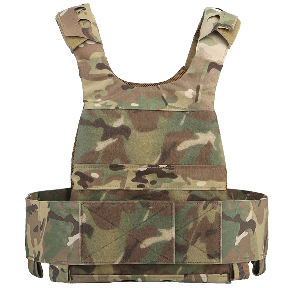 FCPC Tactical Vest Ferro – Lightweight Folding Airsoft Plate Carrier with Breathable Design, Portable Hunting Mag Pouch & Army Equipment